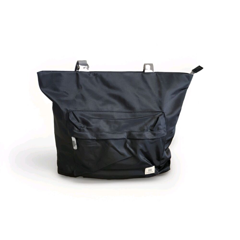 ORI London Trafalgar B Medium Recycled Nylon Tote Bag – Black Travel Bag